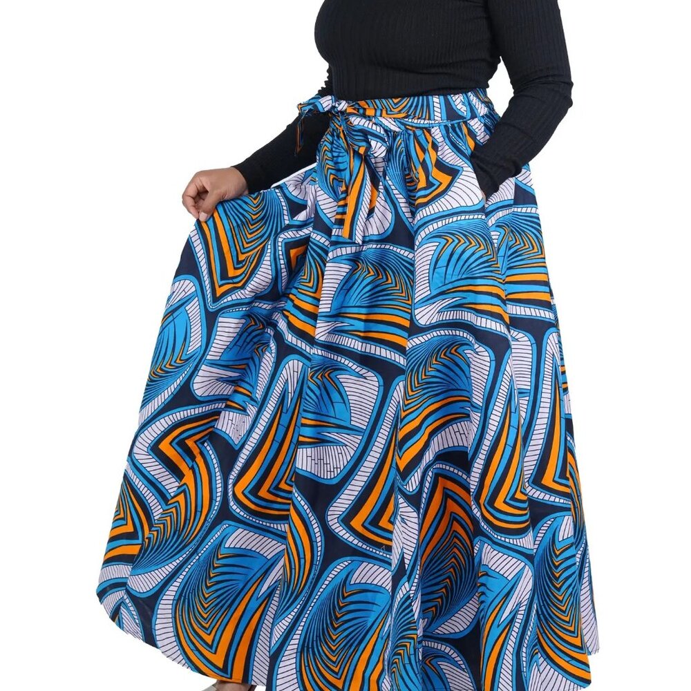 African Long Maxi Skirt | One Size